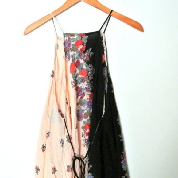 Free People It's a Cinch Printed Slip Mini Dress M - Picture 11 of 12